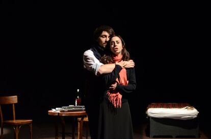 Un momento de la representación de 'La Bohème'.