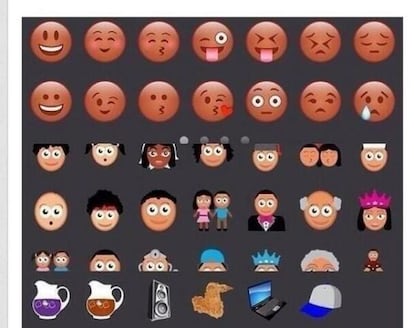 El aspecto de la realidad que no existe: así serían los emoticonos de gente 'blanca'