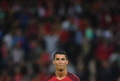 Cristiano Ronaldo durante el partido Portugal-Austria