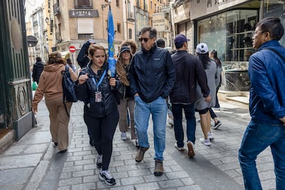 Turistas en el centro de Toledo.