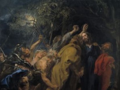 'El prendimiento de Cristo', obra que forma parte de la exposición El joven Van Dyck, a partir del 20 de noviembre en el Museo del Prado.
