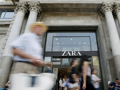 Tienda de Zara en el Paseo de Gracia (Barcelona).