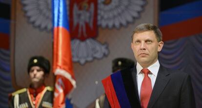 Zaj&aacute;rchenko, presidente de la Rep&uacute;blica de Donetsk. 