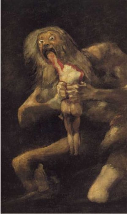 'Saturno devorando a sus hijos', de Francisco de Goya.