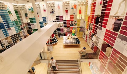 Una de las tiendas de la firma japonesa Uniqlo. 