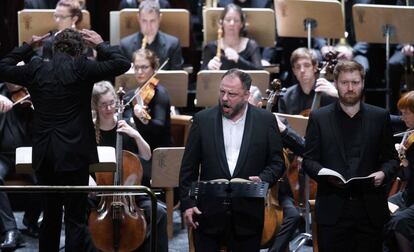 El barítono Matthias Goerne, el tenor Sebastian Kohlhepp, bajo la dirección de Pablo Heras-Casado.