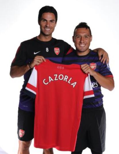 Arteta y Cazorla.