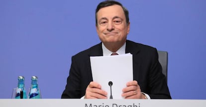 Mario Draghi, presidente del BCE