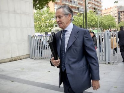 Miguel Blesa llega a los juzgados de Madrid el pasado junio.