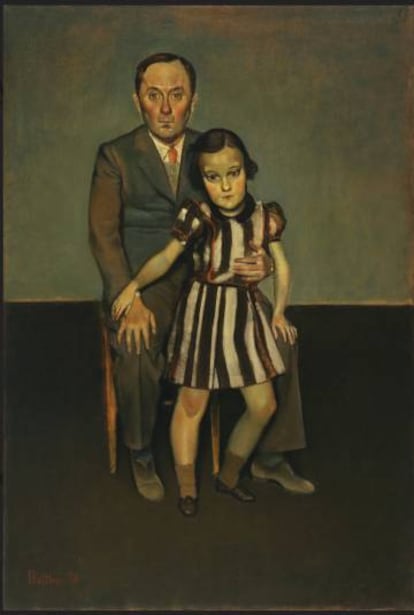 Quadre de Miró amb la seva filla que va pintar Balthus el 1937 a París.