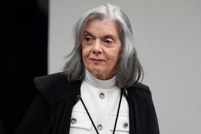 Carmen Lucía Antunes en el jucio de este jueves.