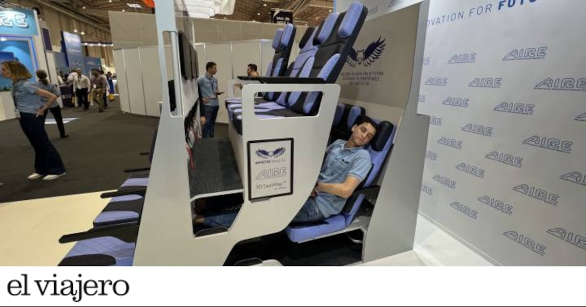 Vuele en un ‘chaise longue’ de dos pisos el invento español que quiere