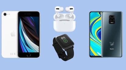 Una selección de los últimos móviles de gama media lanzados este 2020 y una serie de accesorios y gadgets para estrenar esta primavera.