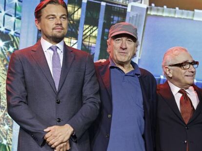  Leonardo DiCaprio, Robert De Niro y Martin Scorsese.