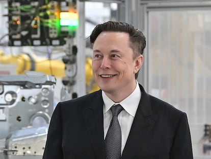 El fundador y dueño de Starlink, Elon Musk, durante una ceremonía en Berlín (Alemania), en una imagen de archivo.