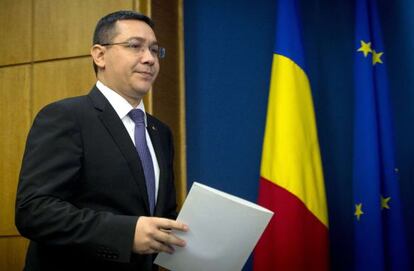 Victor Ponta, en un acte del novembre del 2014.