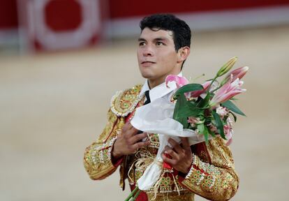 Isaac Fonseca, primer triunfador de la Feria de San Fermín.