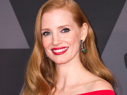 La henna es perfecta para coloraciones intensas como la de Jessica Chastain.