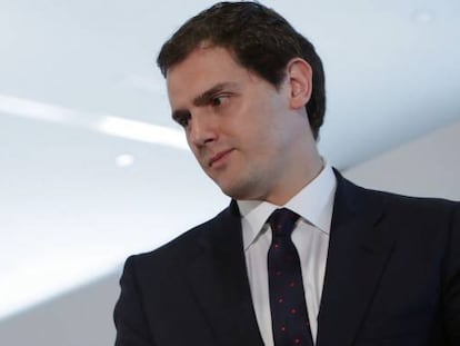 El presidente de Ciudadanos, Albert Rivera.