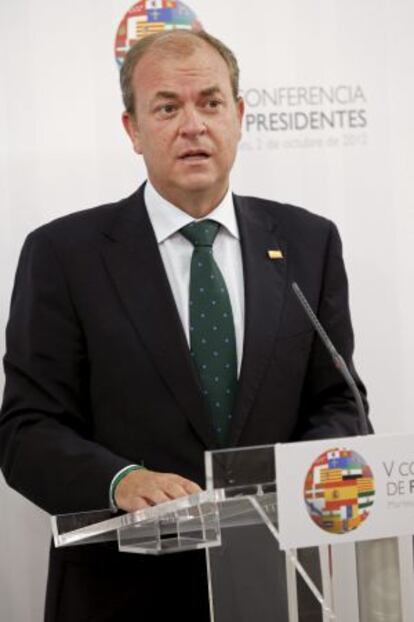 El presidente de Extremadura, José Antonio Monago, en una imagen de archivo.