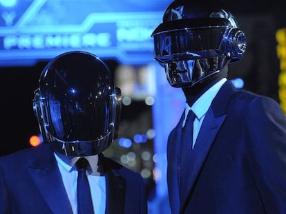 Guy-Manuel de Homem-Christo, (izquierda) y Thomas Bangalter, los miembros del d&uacute;o Daft Punk.  