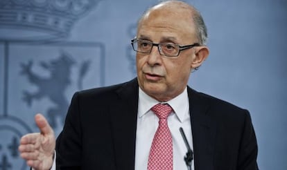 El ministro de Hacienda y Administraciones P&uacute;blicas, Crist&oacute;bal Montoro.