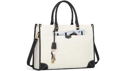 mejores ofertas de amazon en bolso de mujer equipado con varios bolsillos.