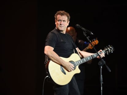 Johnny Clegg, durante su actuaci&oacute;n del domingo en Fez. 