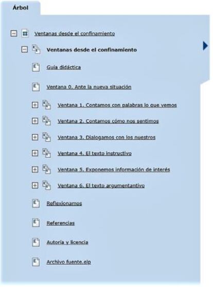 Acceso a la web “Ventanas desde el confinamiento”