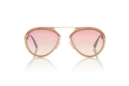 Gafas con cristal teñido de Tom Ford.