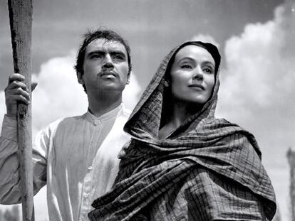 Pedro Almendáriz y Dolores del Río en 'María Candelaria' (Emilio Fernández, 1944).