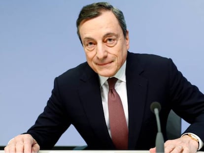 Mario Draghi, presidente del BCE