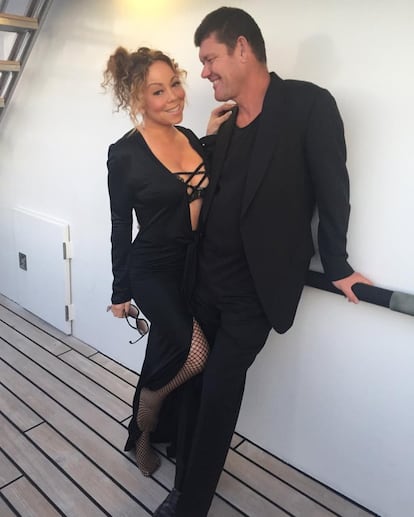 Aunque Mariah Carey y James Packer han roto su compromiso, el magnate australiano sigue estando presente en la cuenta de Instagram de la cantante, que no ha borrado ninguna de las fotos que publicó durante su relación.
