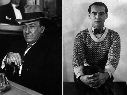 Antonio Machado y Federico García Lorca.