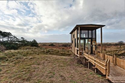 Mirador en Lista, Farsund, en el sur de Noruega. El paisaje que se observa desde ese punto es uno de los más peculiares del país. El proyecto se concibió como una idea para atraer el turismo a una zona que ha visto decrecer su población en los últimos tiempos.