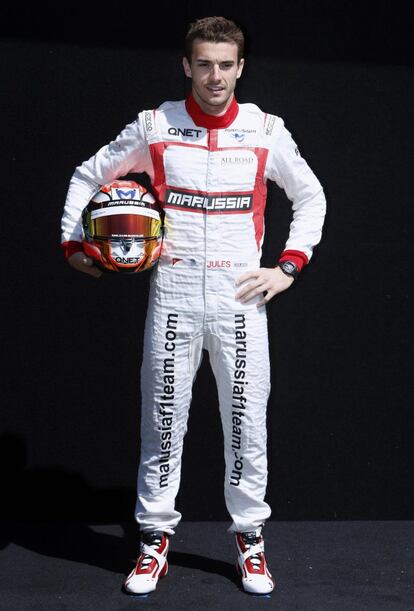 El piloto francés Jules Bianchi del equipo Marussia.