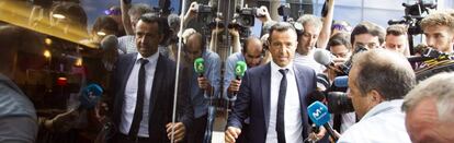 El agente de futbolistas Jorge Mendes a su llegada a un juzgado de Madrid.