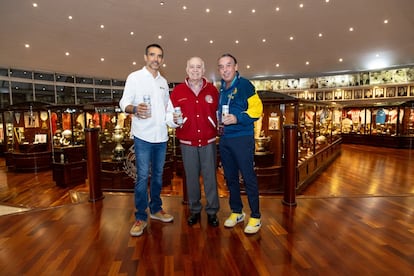 Daniel Cocenzo, Valentín Diez y Emilio Azcárraga.