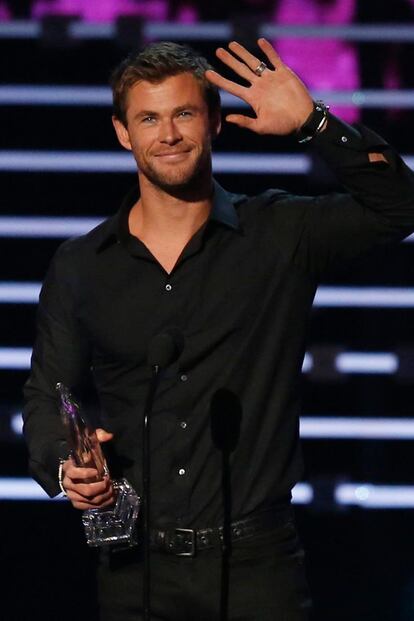 Chris Hemsworth, premiado como actor de acción favorito del público
