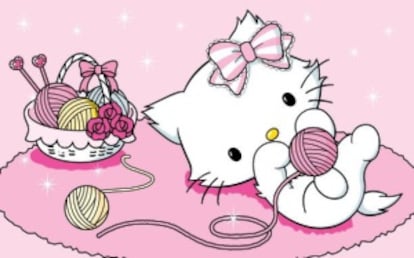 La mascota de Hello Kitty, la gatita Charmmy Kitty.