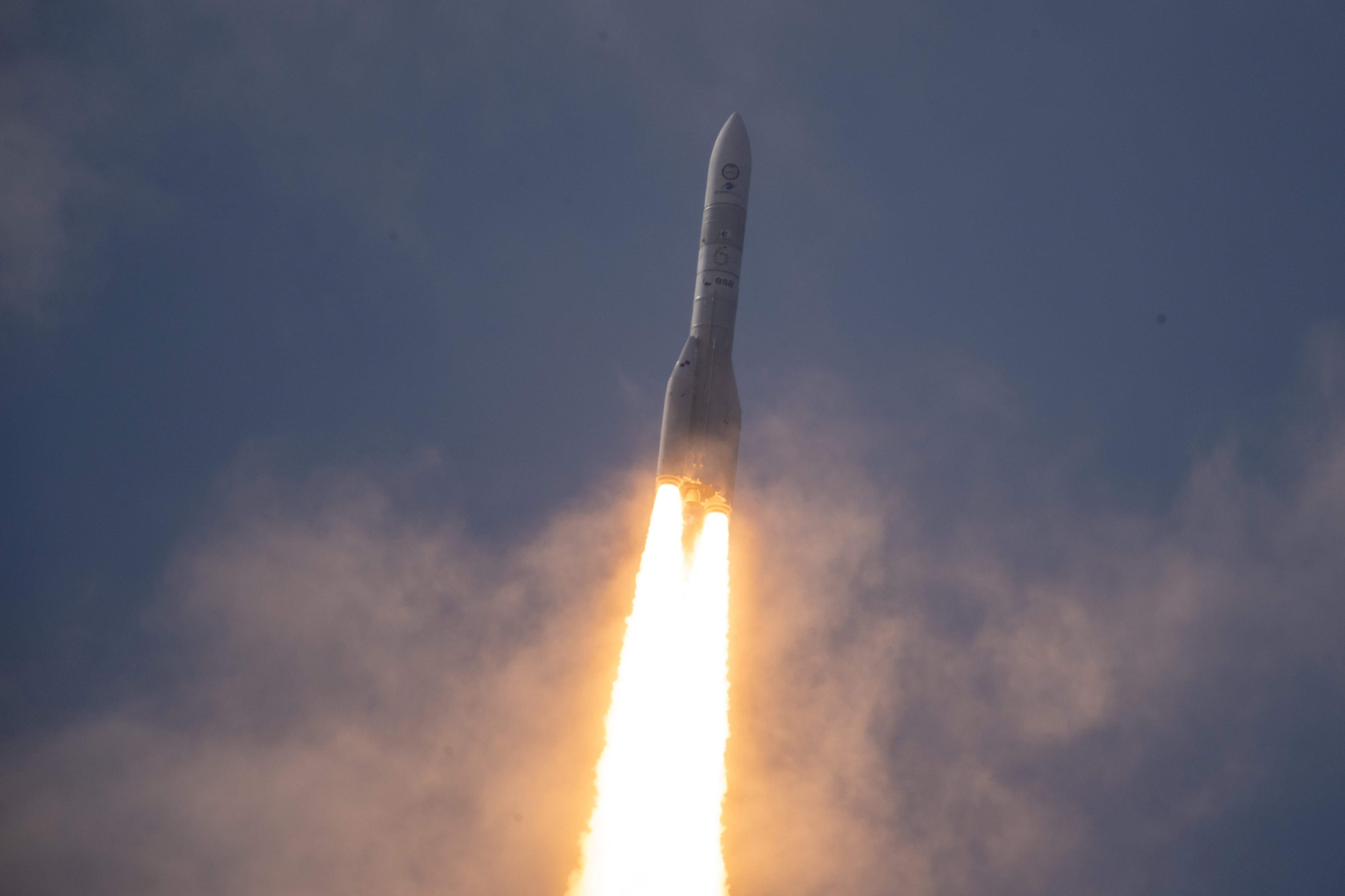 El cohete europeo Ariane 6, en su despegue el julio pasado.