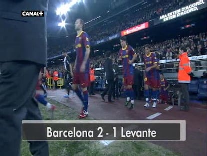 Barcelona 2 - Levante 1