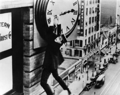 Harold Lloyd en 'El hombre mosca'.