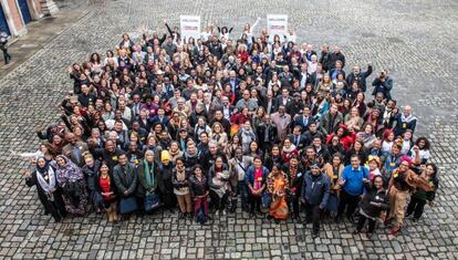 Más de un centenar de defensores de derechos humanos en riesgo reunidos en Dublín. La valentía representada.