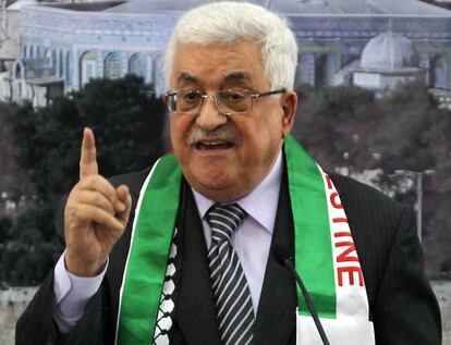 El presidente palestino, Mahmoud Abbas.