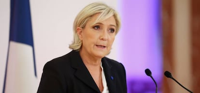 Marine Le Pen, candidata a la presidencia francesa por el Frente Nacional