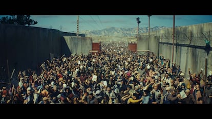 La entrada al aeropuerto de Kabul, en '13 días, 13 noches'.