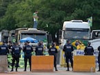 Camioneros protestan contra Jair Bolsonaro