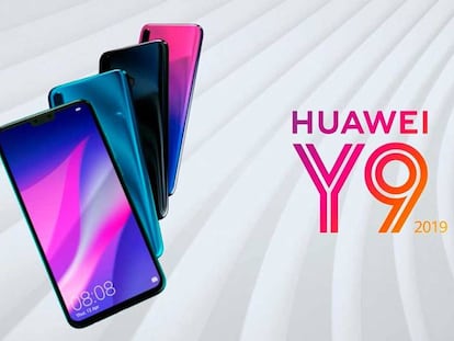 Nuevo Huawei Y9 de 2019 con cuatro cámaras de fotos