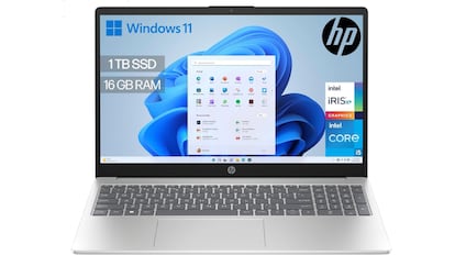 Este portátil de HP dispone de procesador Intel Core i5 y recubrimiento antideslumbrante.